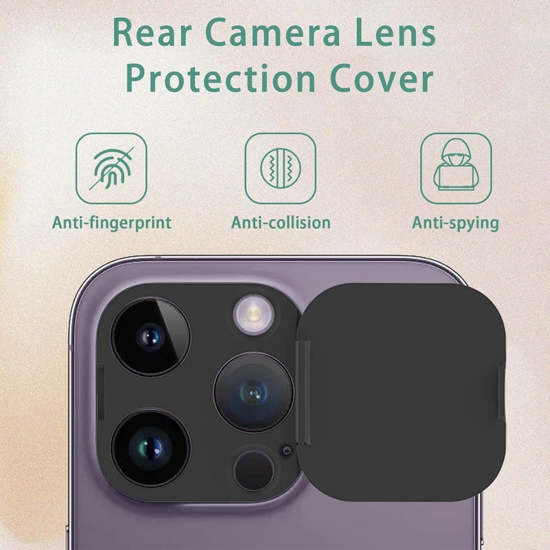 EYSOFT Phone Camera Lens Cover Compatible for iPhone 14 Pro/iPhone 14 Pro Max,Camera Lens Protector to Protect Privacy and Security,Strong Adhesive - Image 5